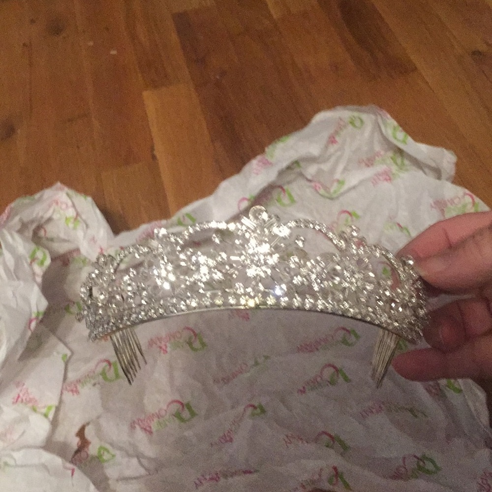 3d crystal tiara